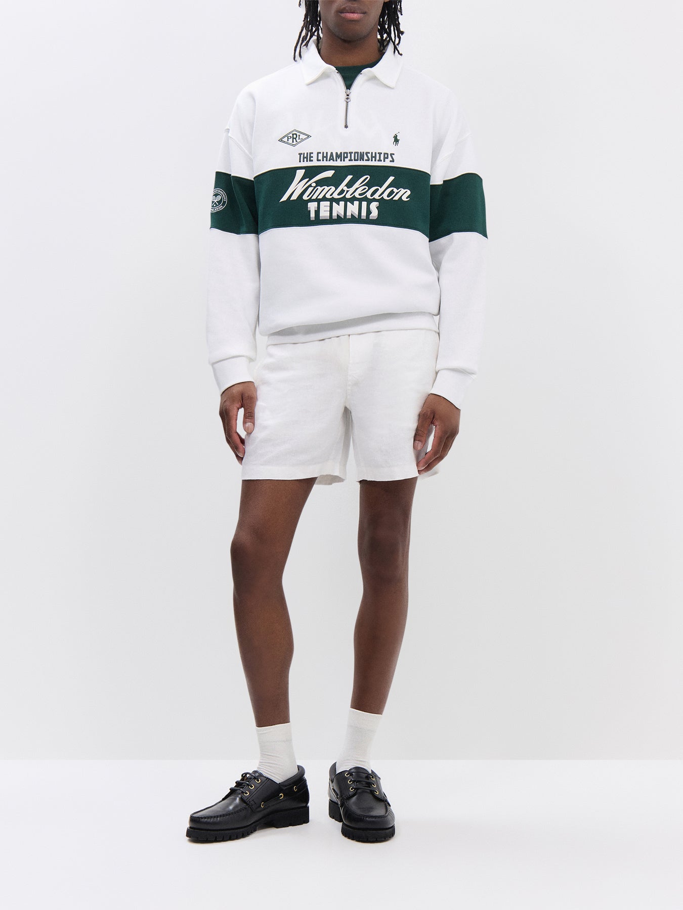 Wimbledon HW Chest 1/4 Zip Sweatshirt