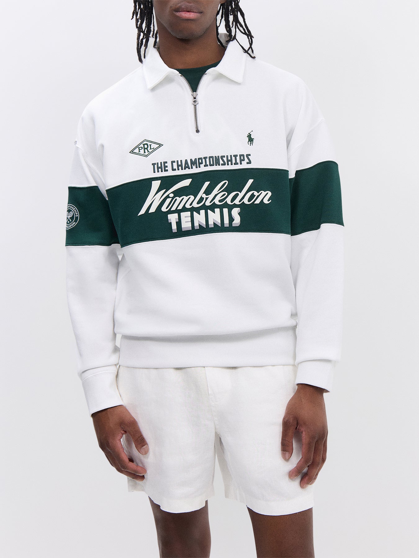 Wimbledon HW Chest 1/4 Zip Sweatshirt