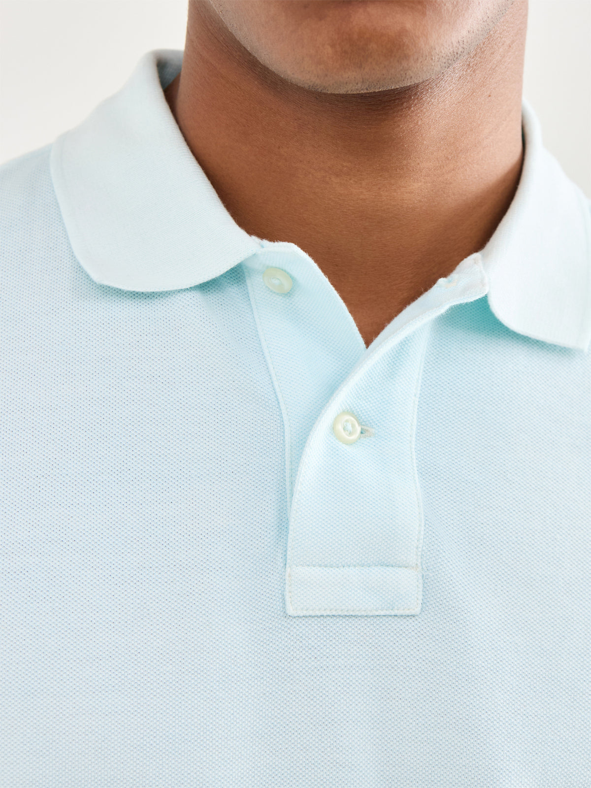 Custom Fit Mineral Dye Polo Top