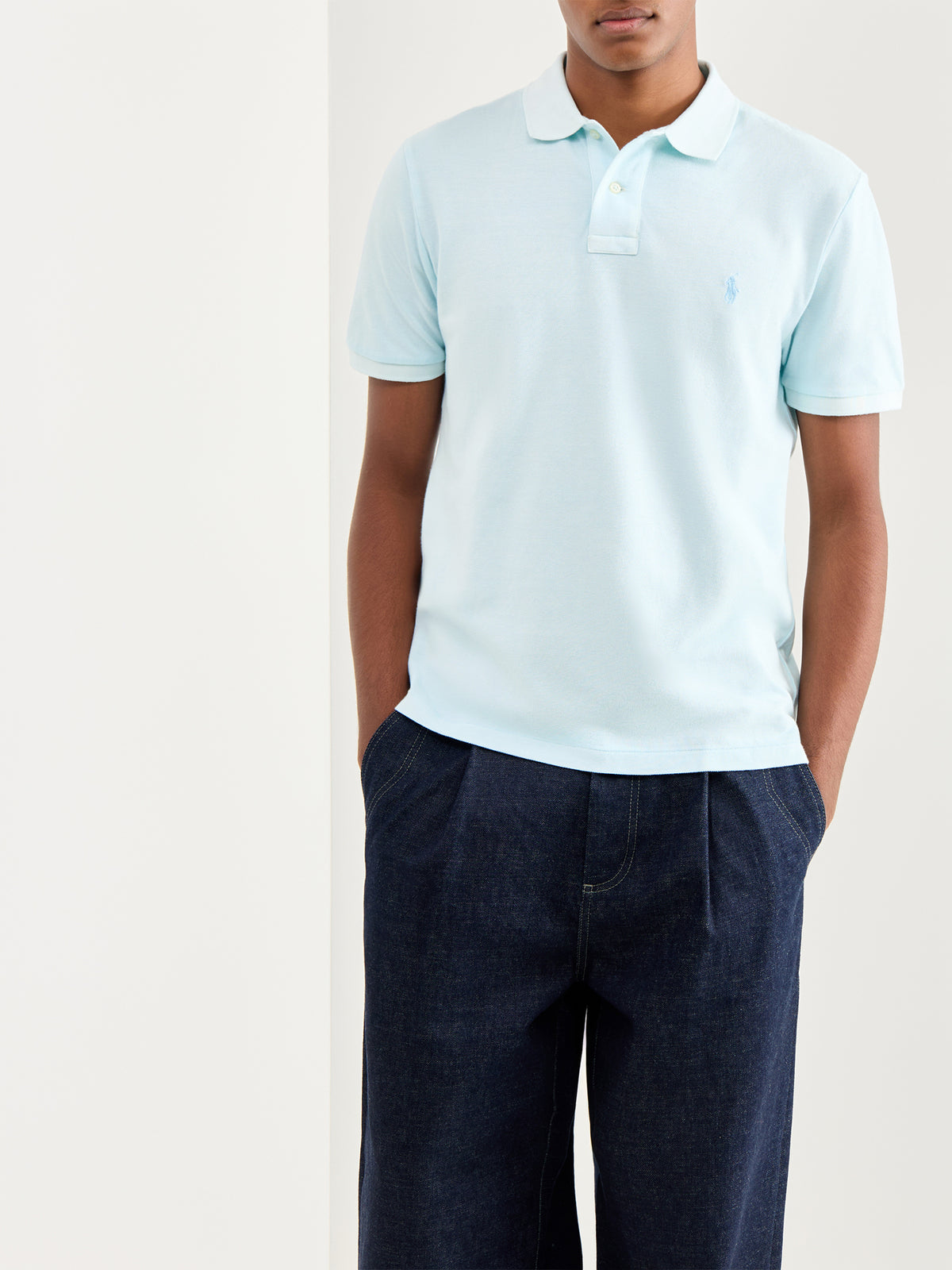 Custom Fit Mineral Dye Polo Top