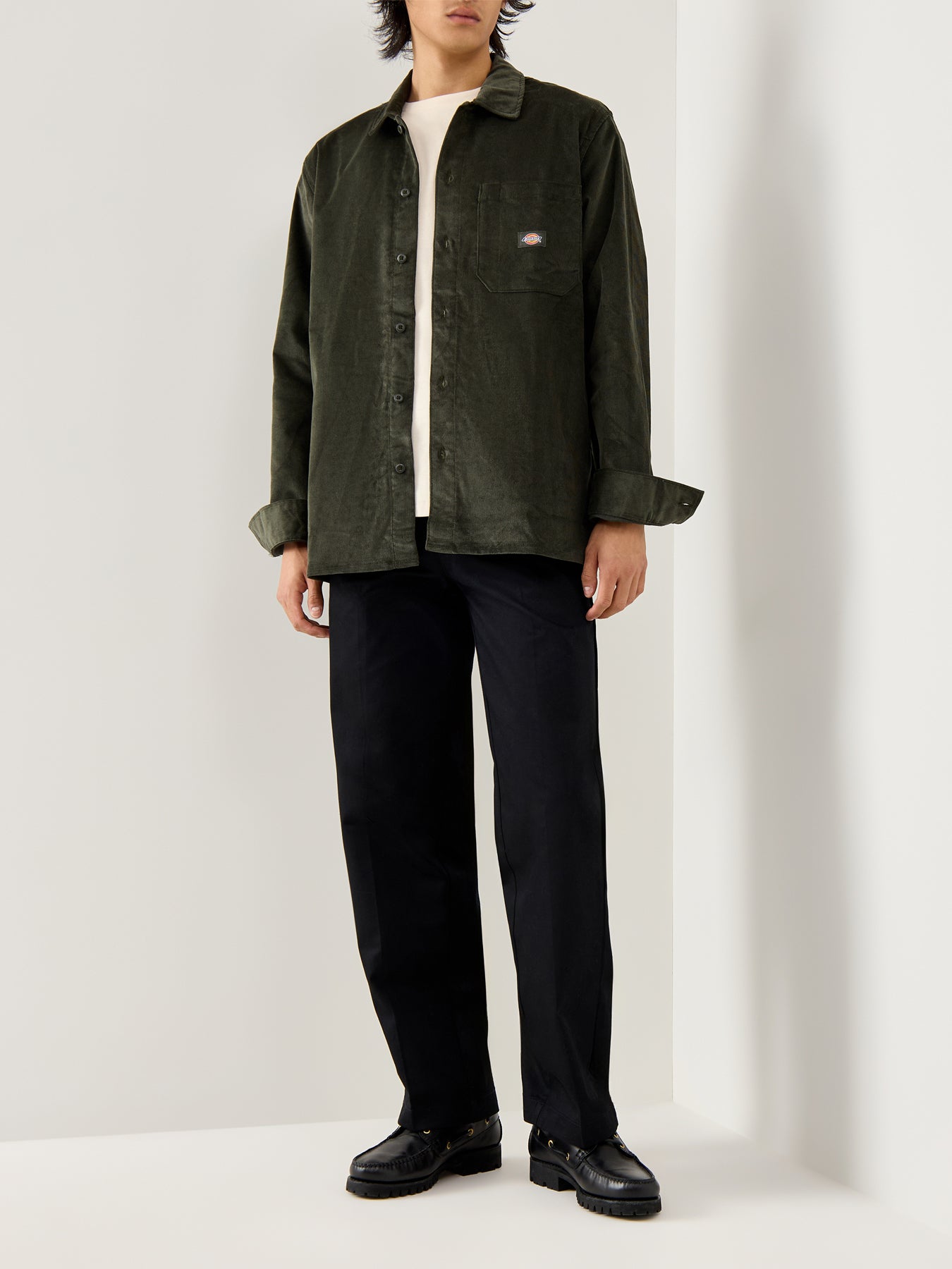 Corduroy Shirt Green