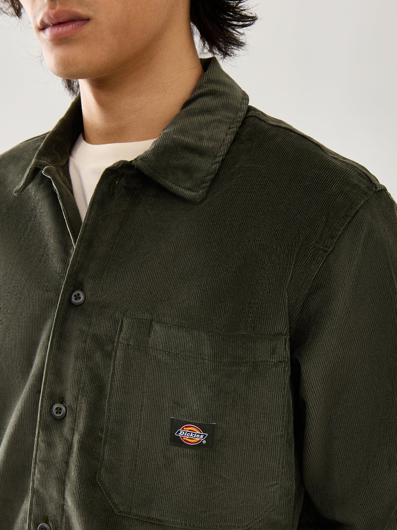 Corduroy Shirt Green