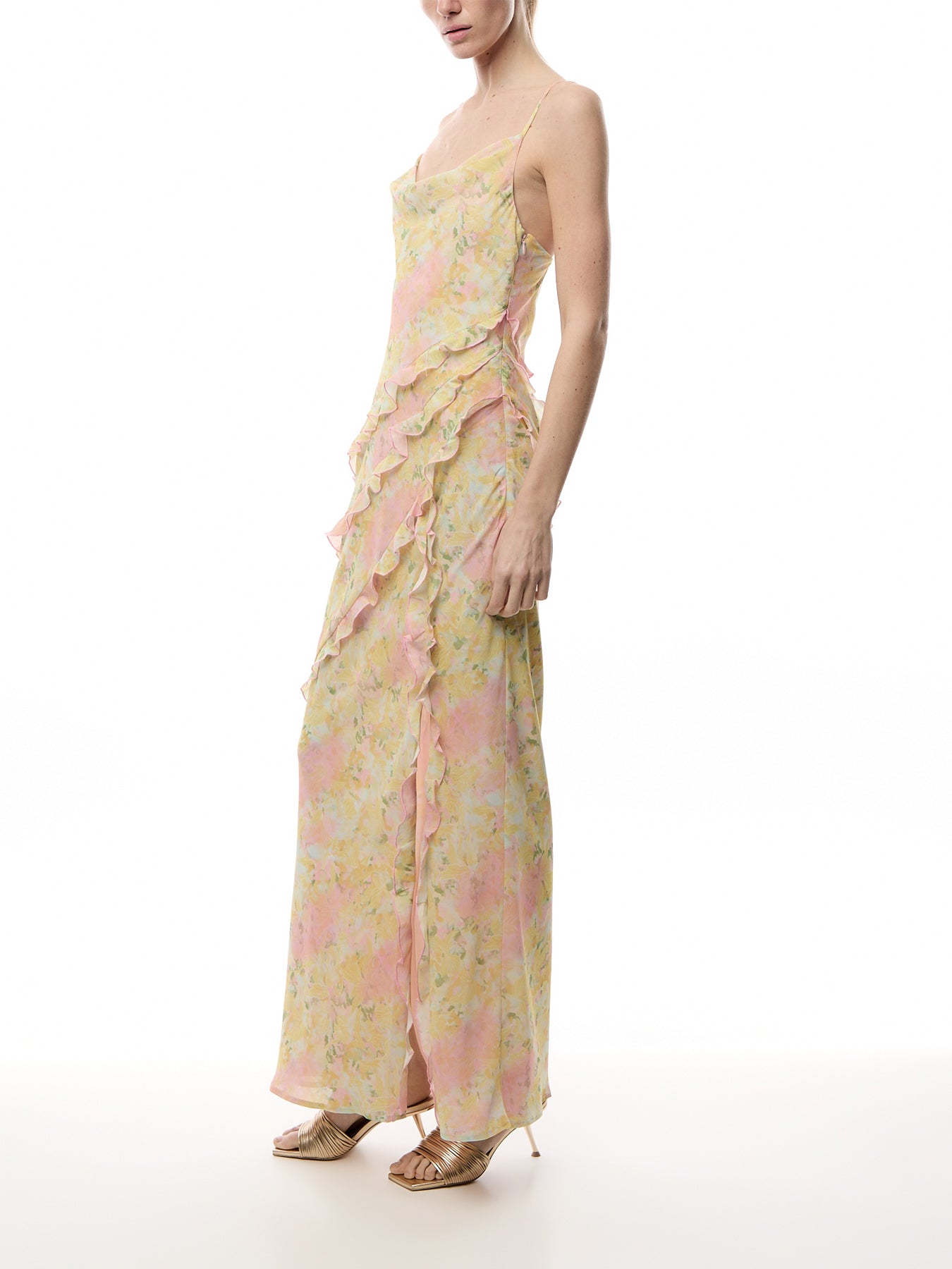 Constance Ruffle Maxi Dress