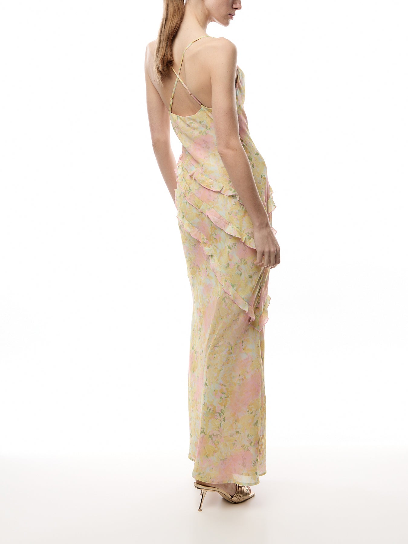 Constance Ruffle Maxi Dress