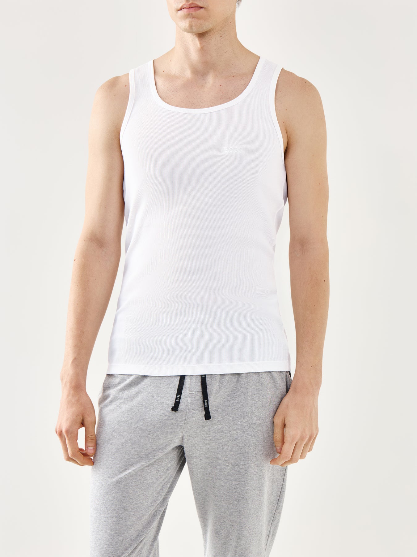 Tanktop 3P Ribclassic White