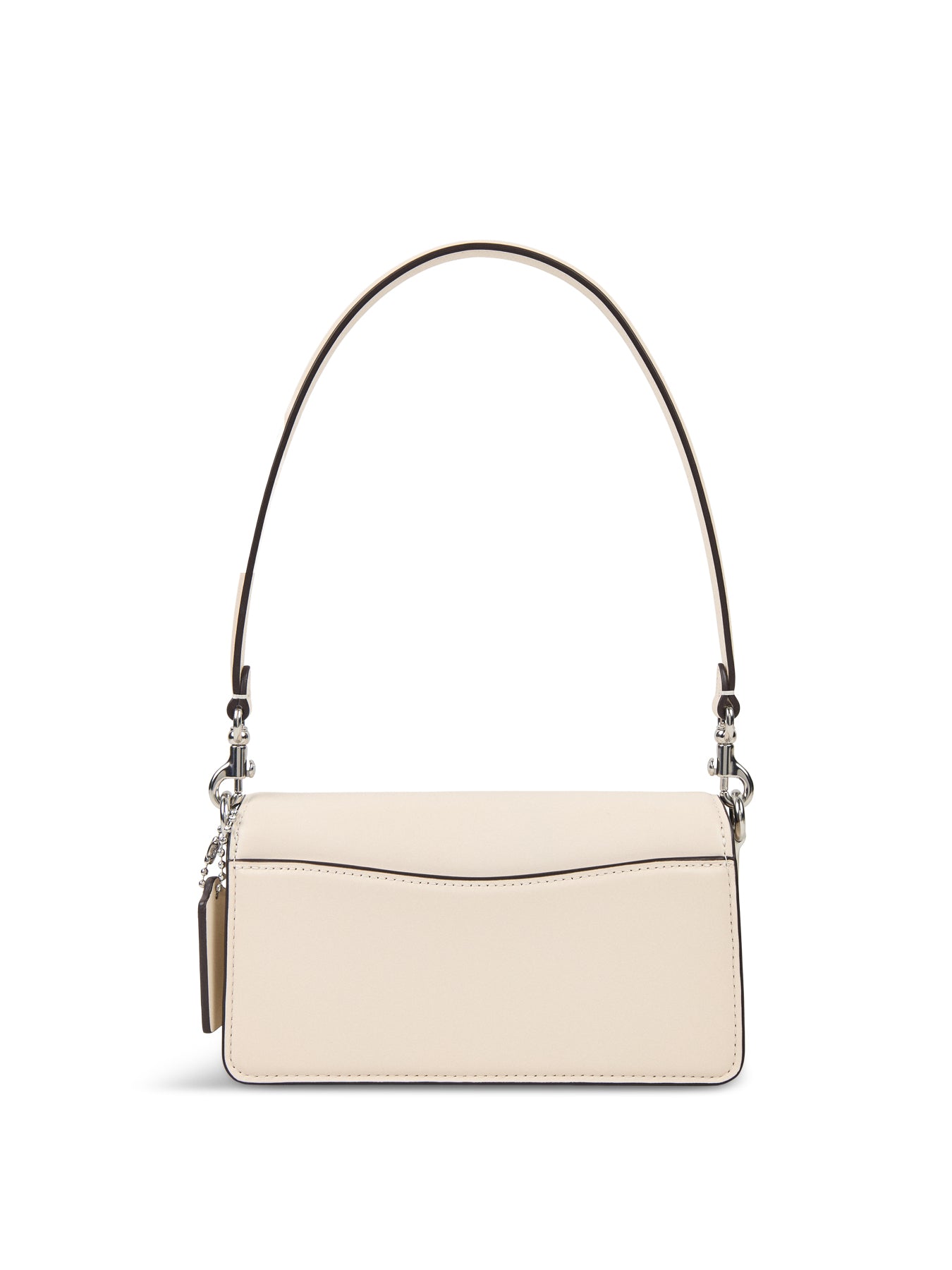Tabby Shoulder Bag 20 Coated Canvas Signature White Chalk