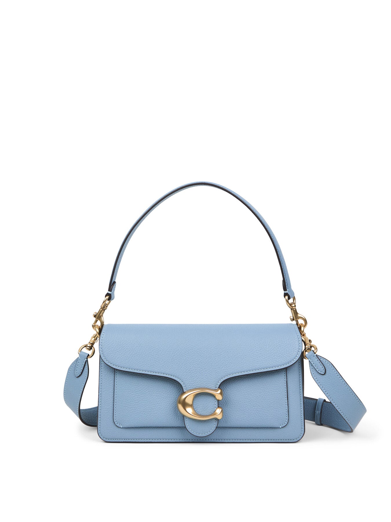 Tabby Leather Shoulder Bag 26 Bluebell