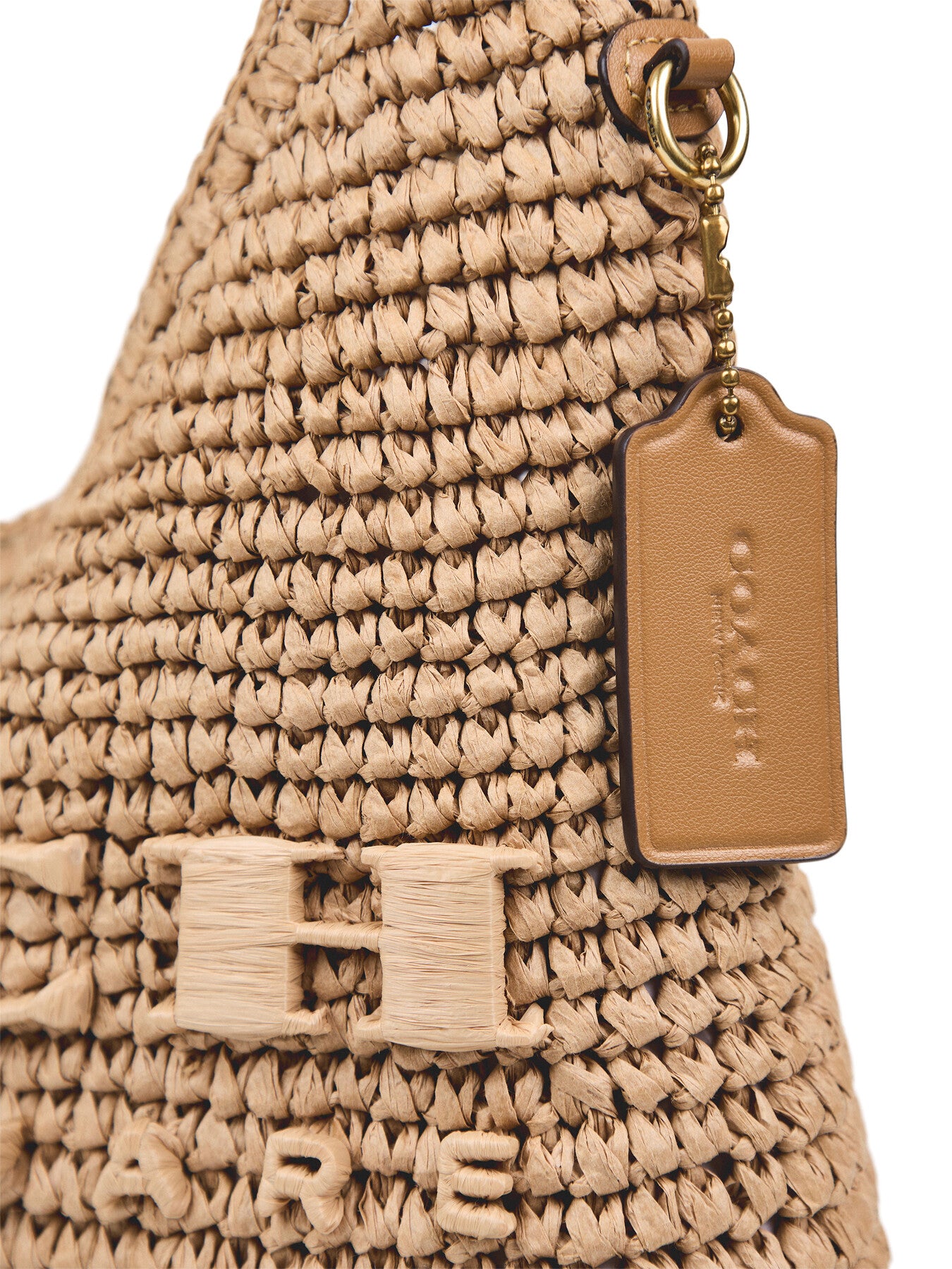 Straw Brooklyn Bag 28 Natural
