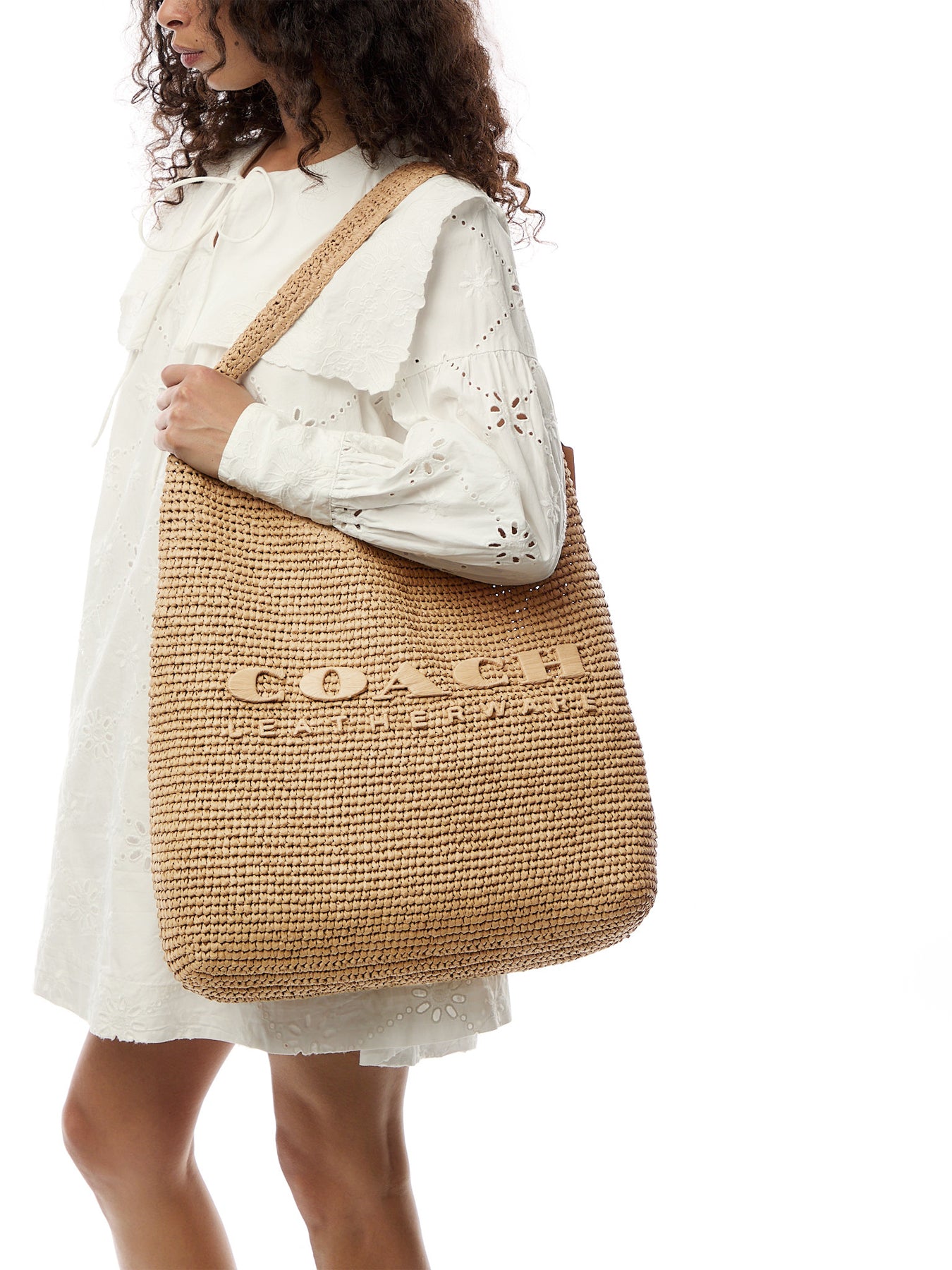 Straw Brooklyn Bag 39 Natural