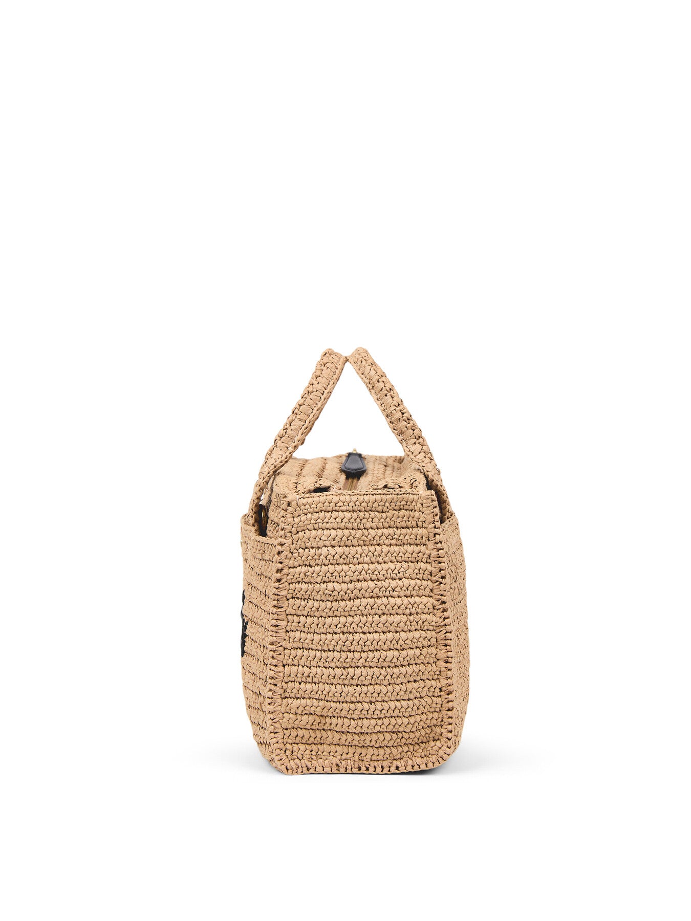 Straw Cargo Tote 26 Natural
