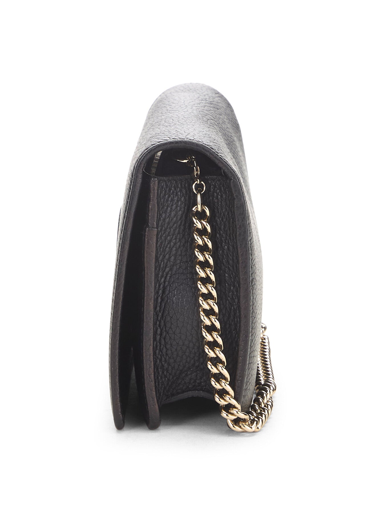 Vintage Gucci Leather Soho Wallet On Chain
