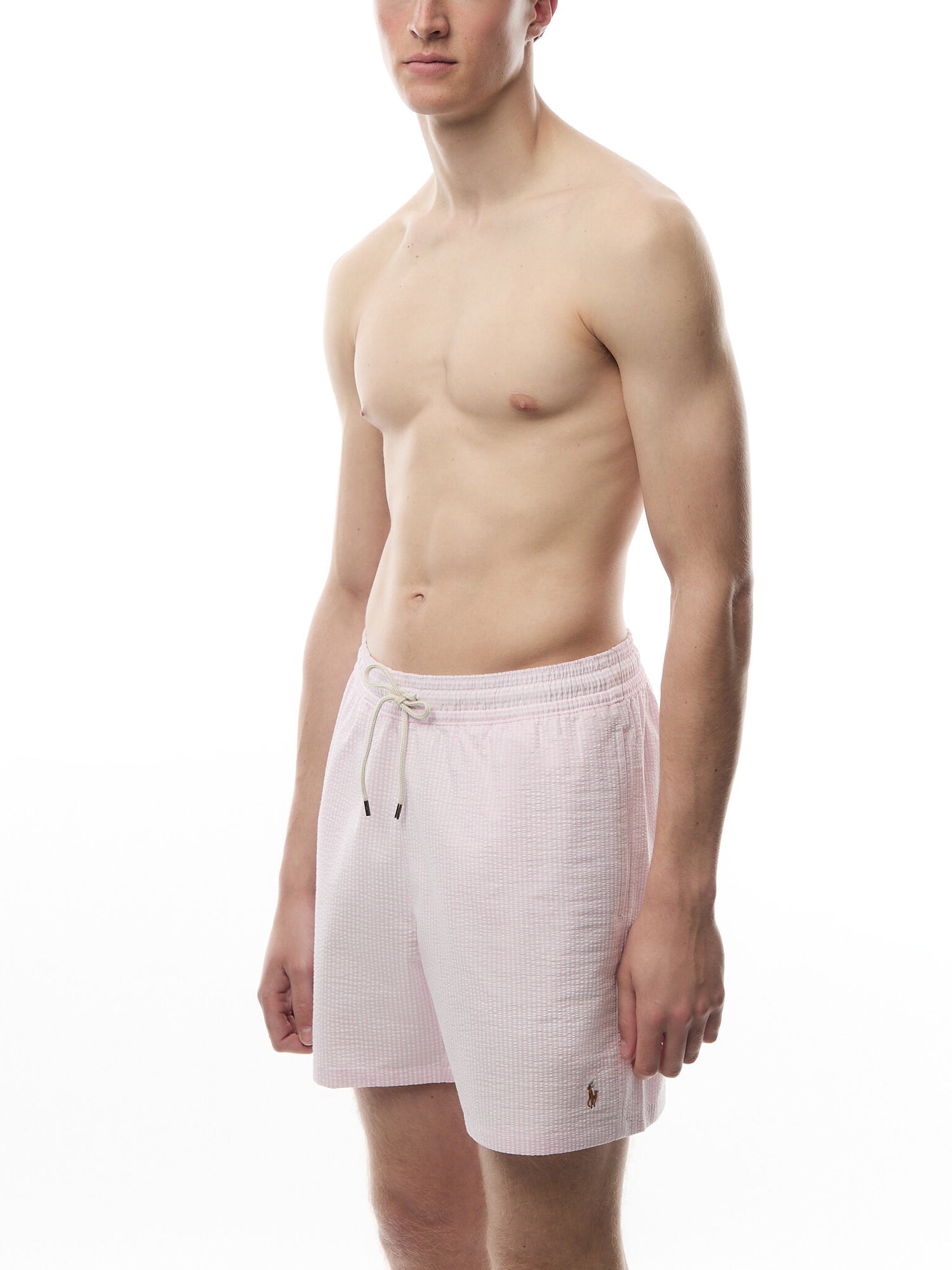 Recycled Poly Seersucker Traveler Swim Shorts