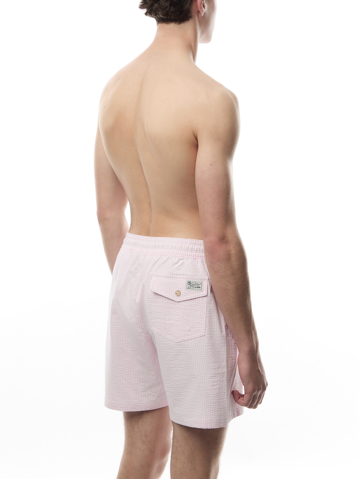 Recycled Poly Seersucker Traveler Swim Shorts
