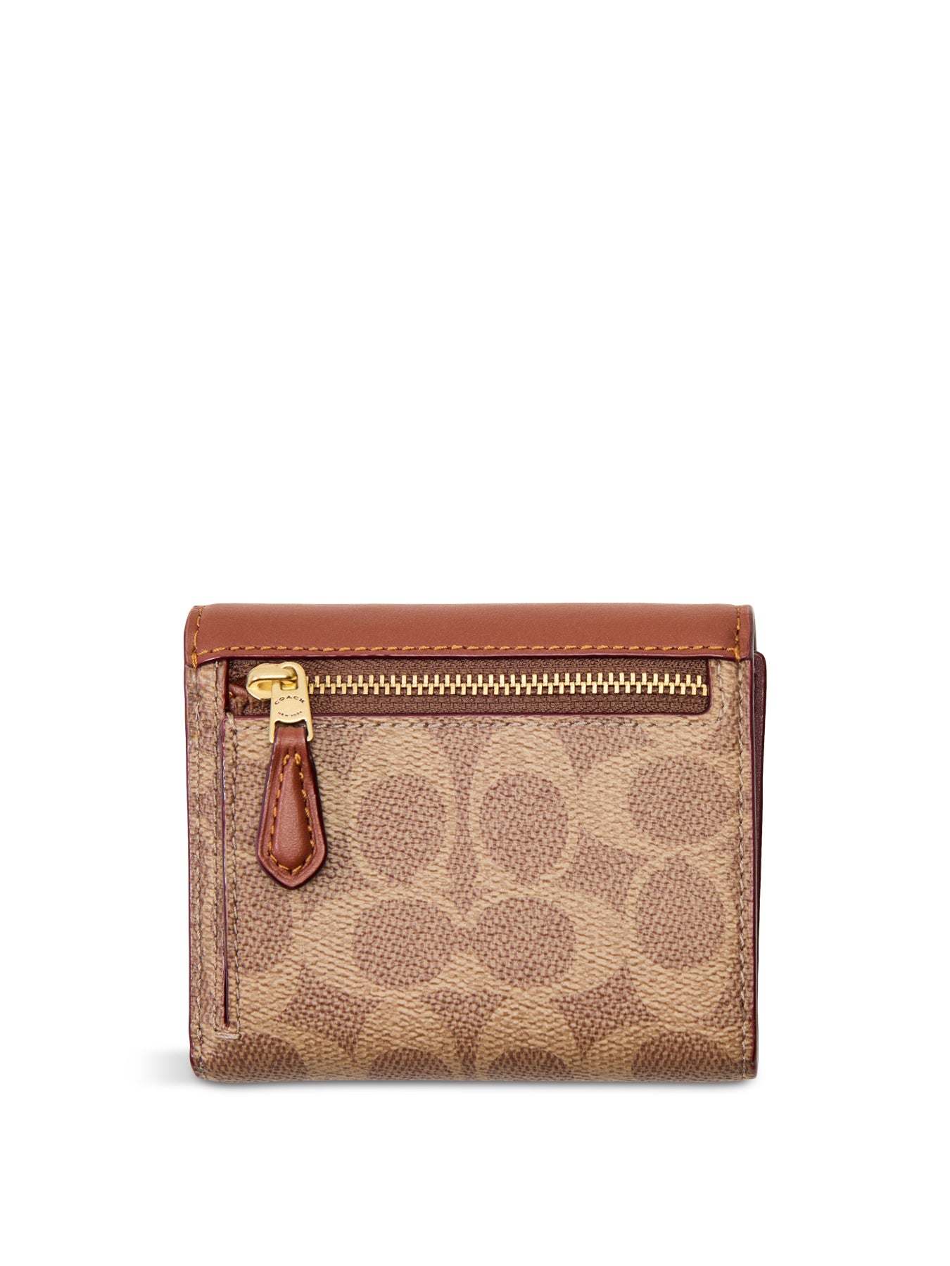 Mila Small Flap Wallet Tan Caramel