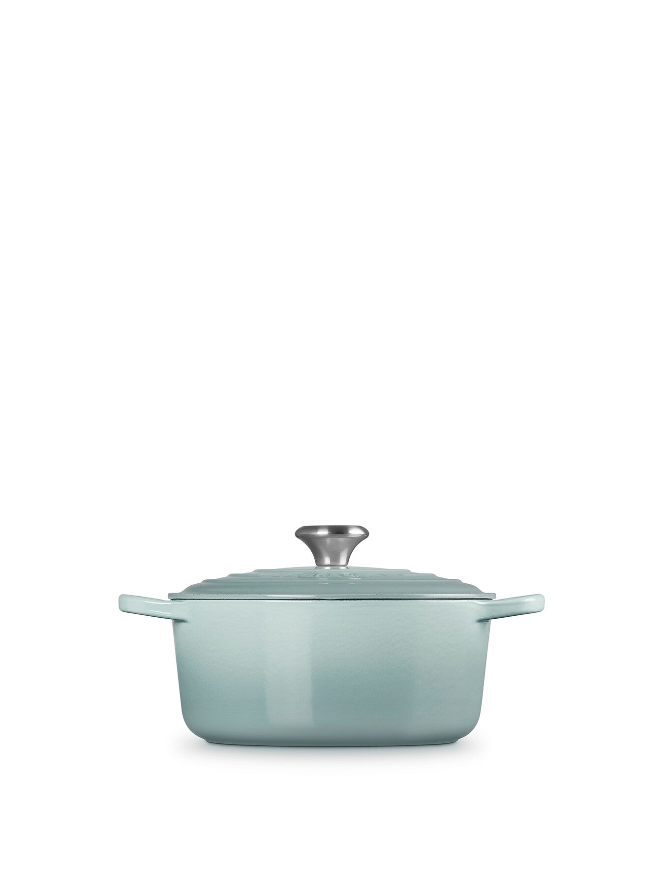 Cast Iron Round Casserole 24cm Sea Salt
