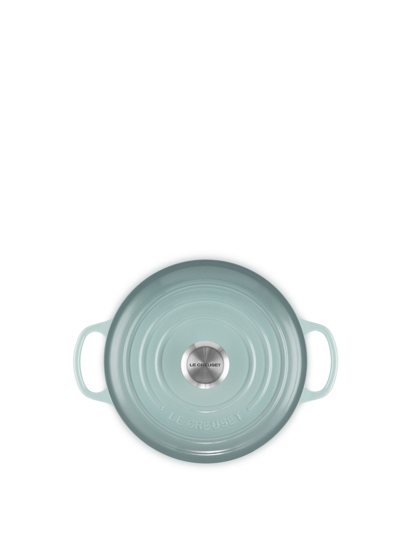 Cast Iron Round Casserole 24cm Sea Salt