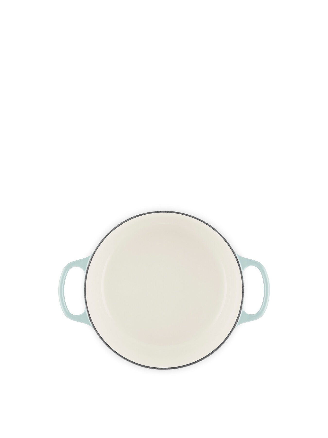 Cast Iron Round Casserole 24cm Sea Salt