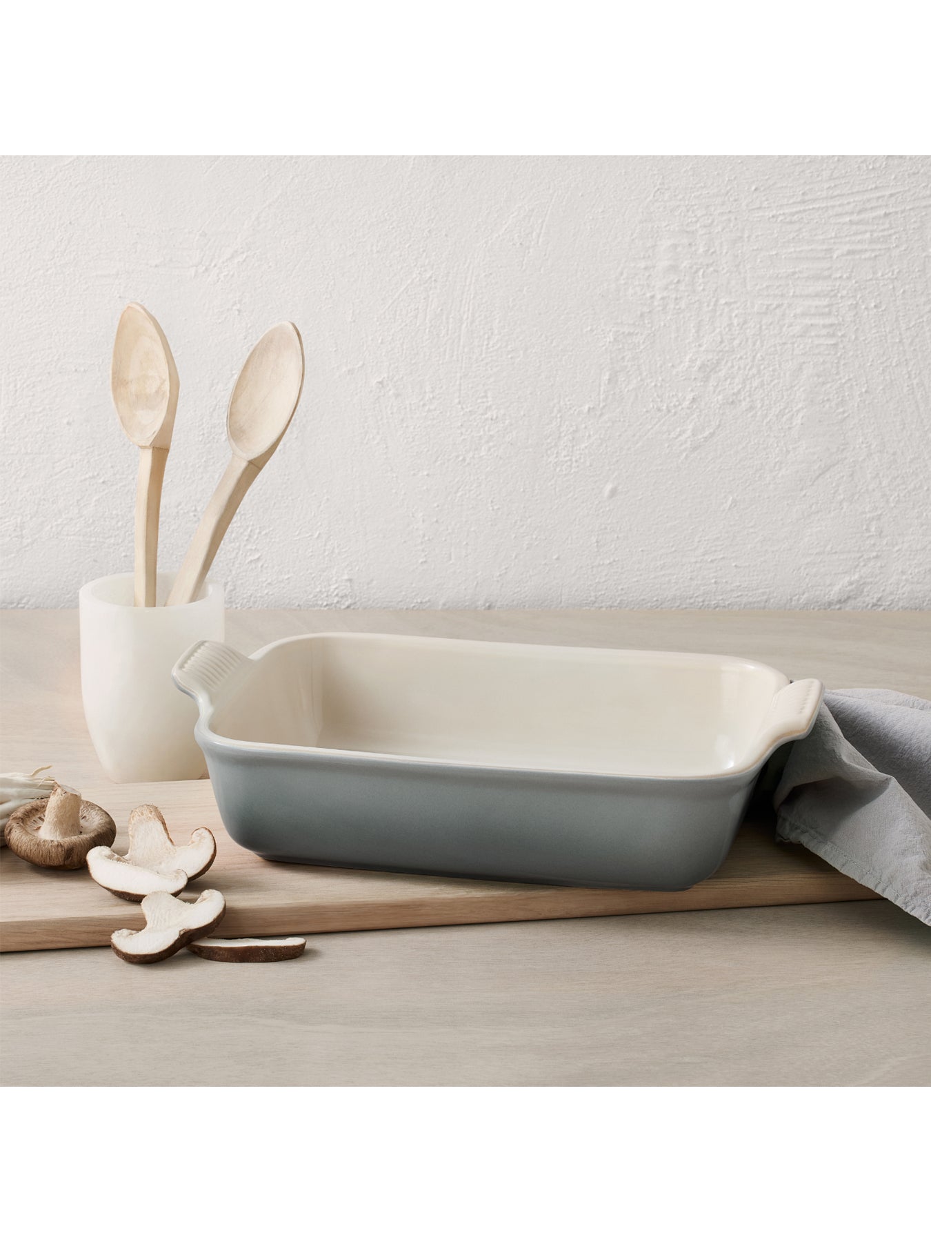 Stoneware Heritage Rectangular Dish Sea Salt