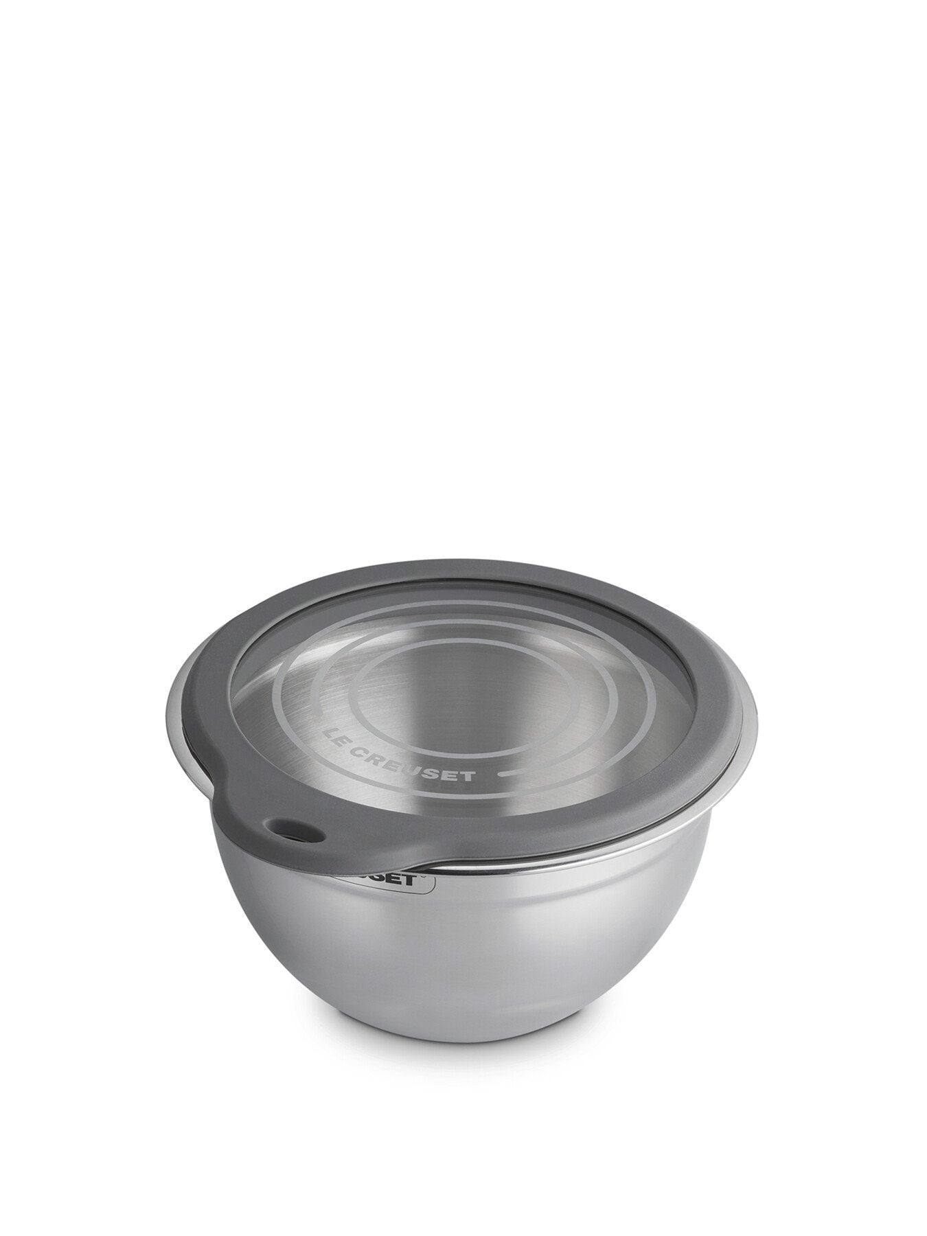 Stainless Steel Mixing Bowl with Glass Lid