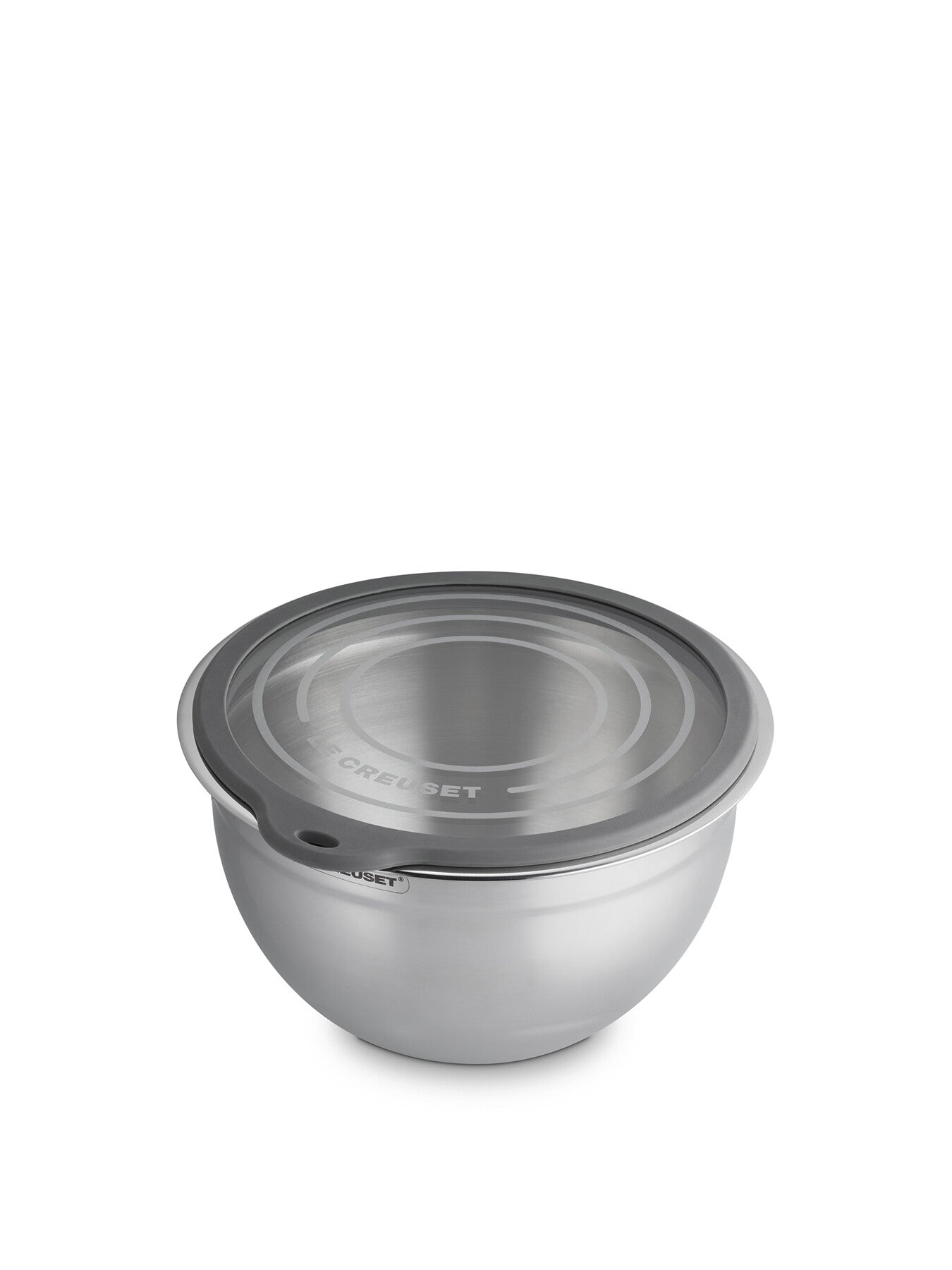 Stainless Steel Mixing Bowl with Glass Lid