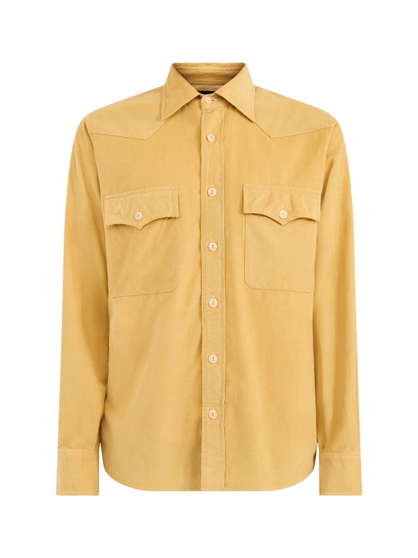 Western Cotton Shirt Yellow