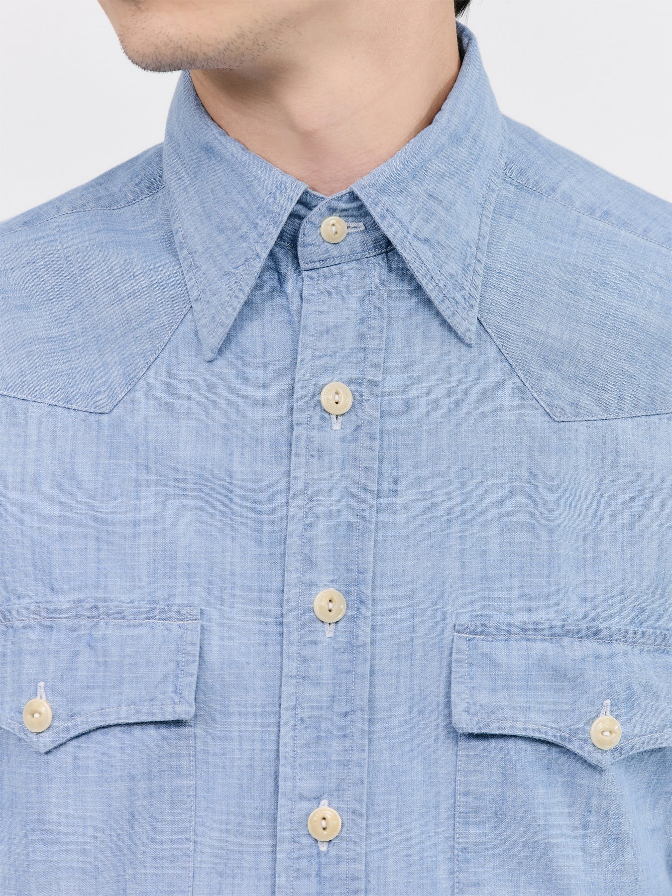 Chambray Western Shirt