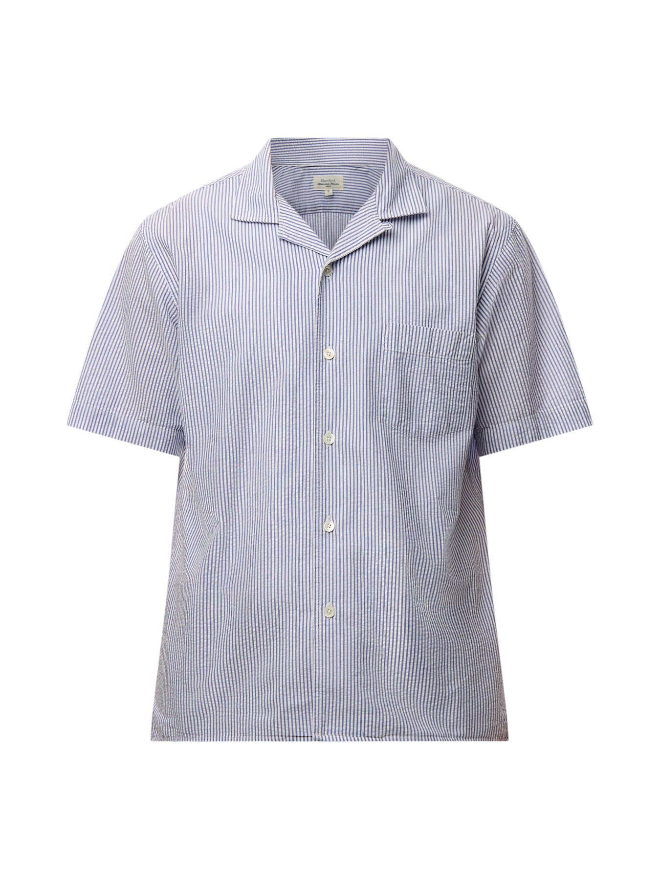 Light Seersucker Paul Pat Men Woven Shirt