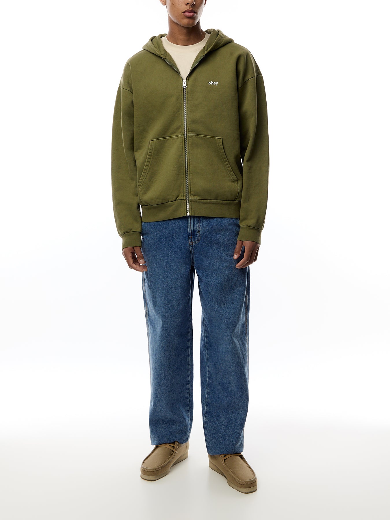 Owercase Pigment Zip Hood