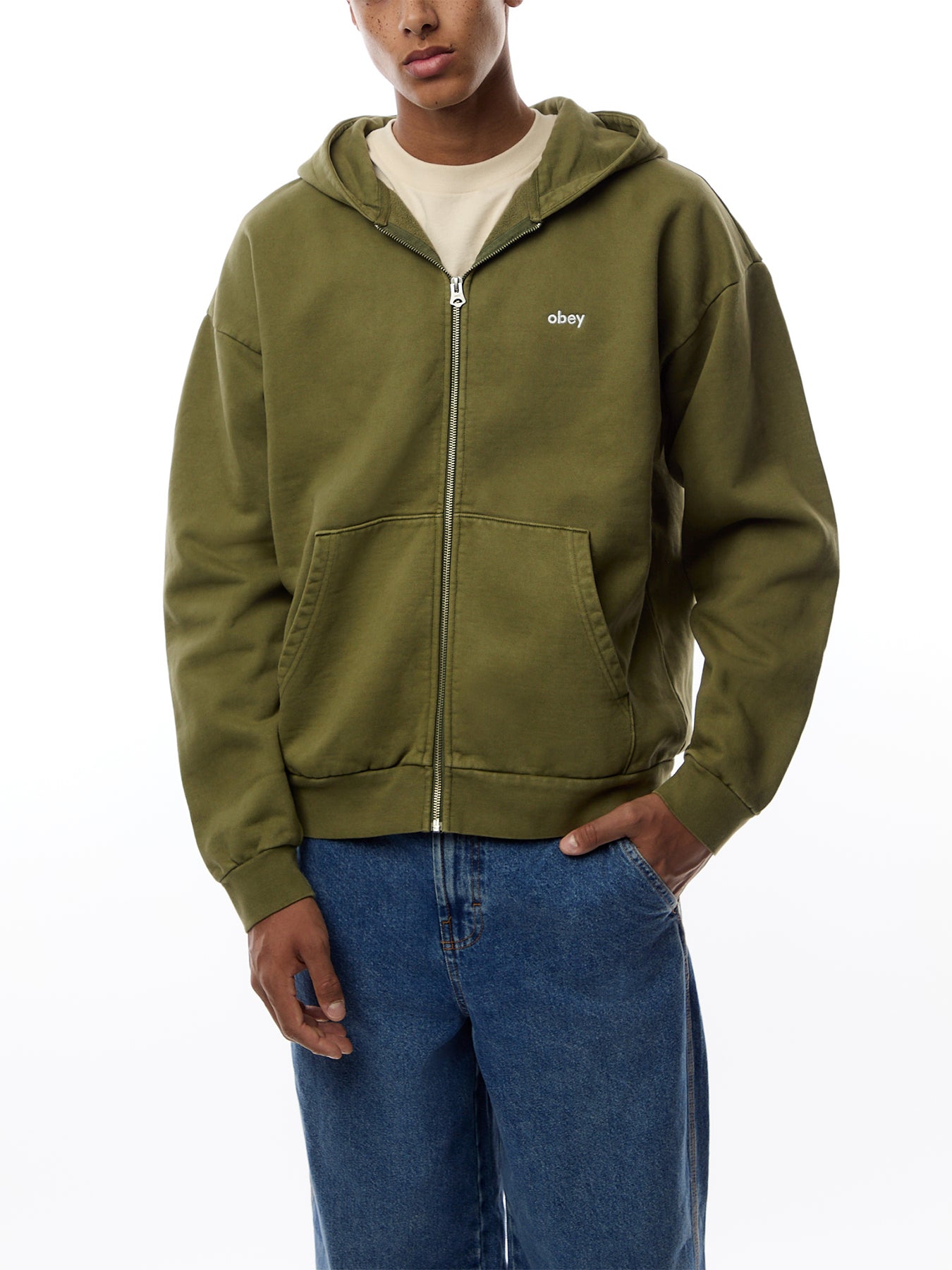 Owercase Pigment Zip Hood