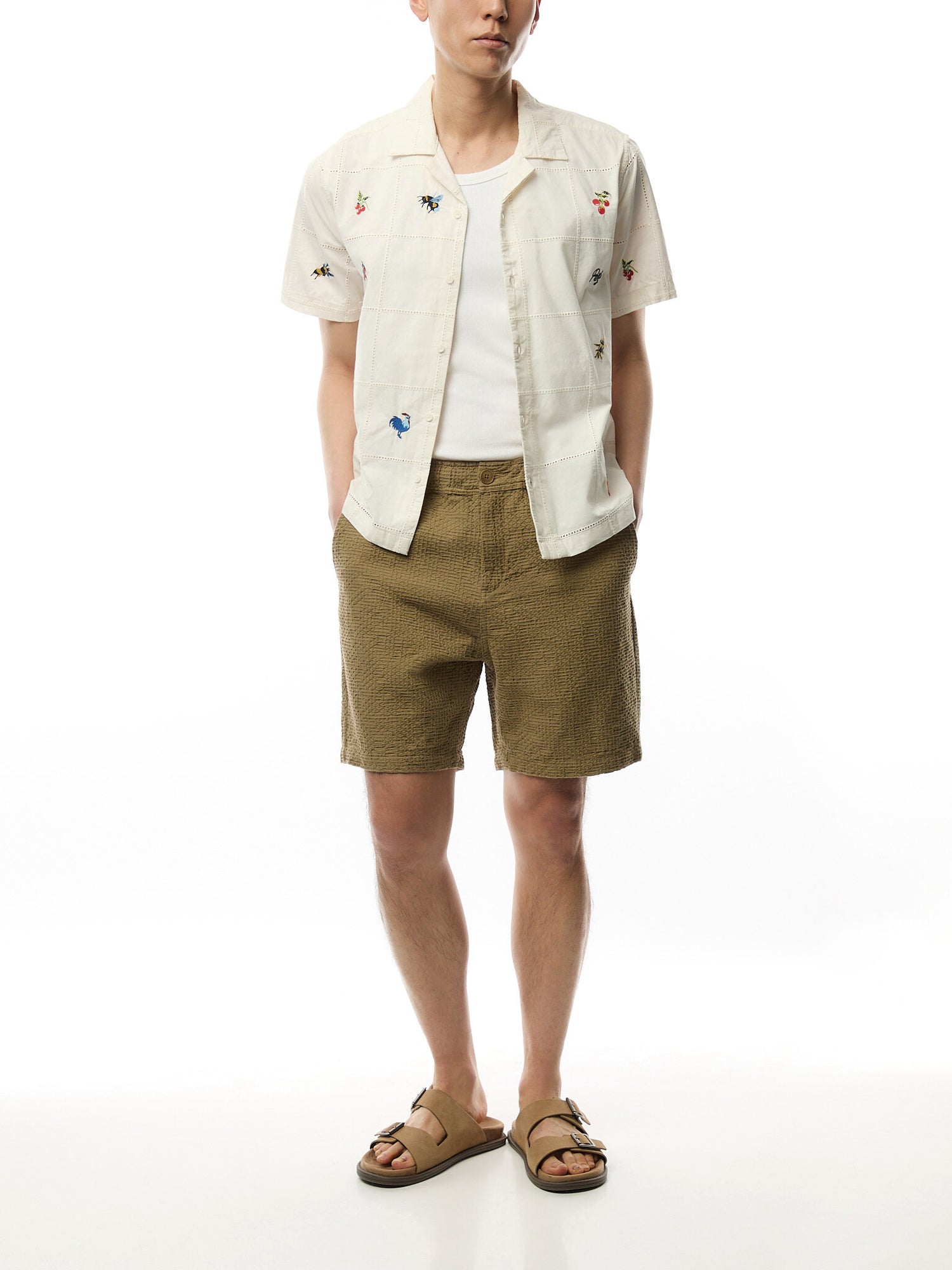 Olive Tapestry Shirt