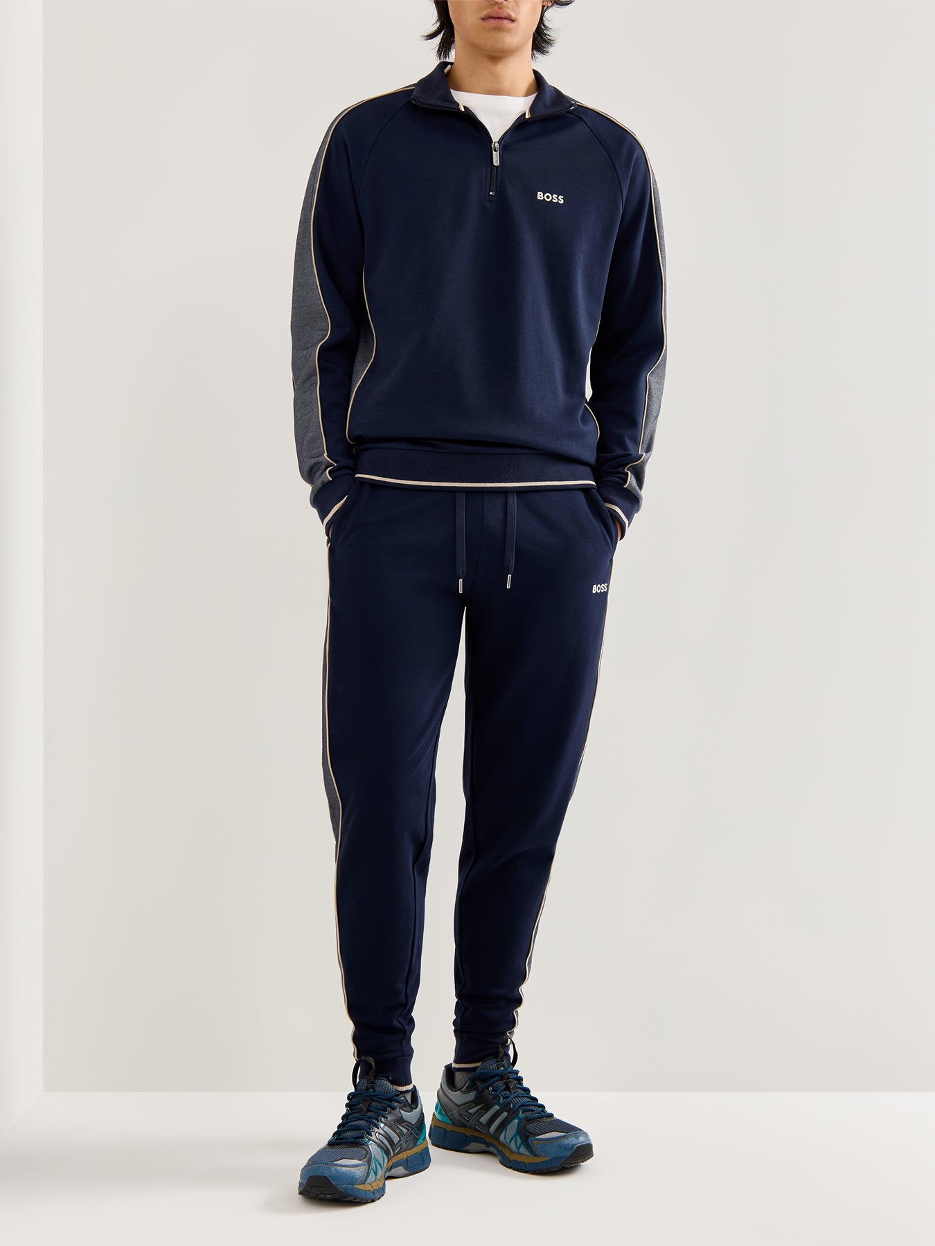 Tracksuit Cotton Jacket Dark Blue