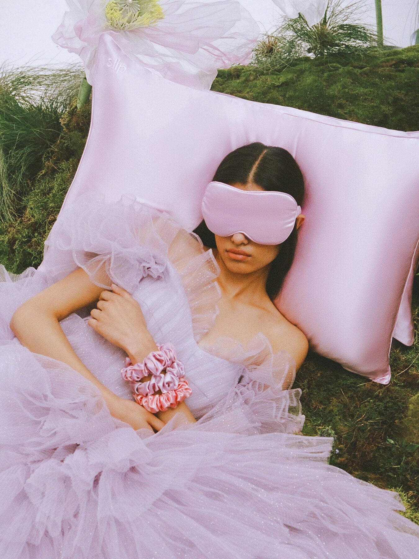 Pure Silk Queen Pillowcase Wildflower