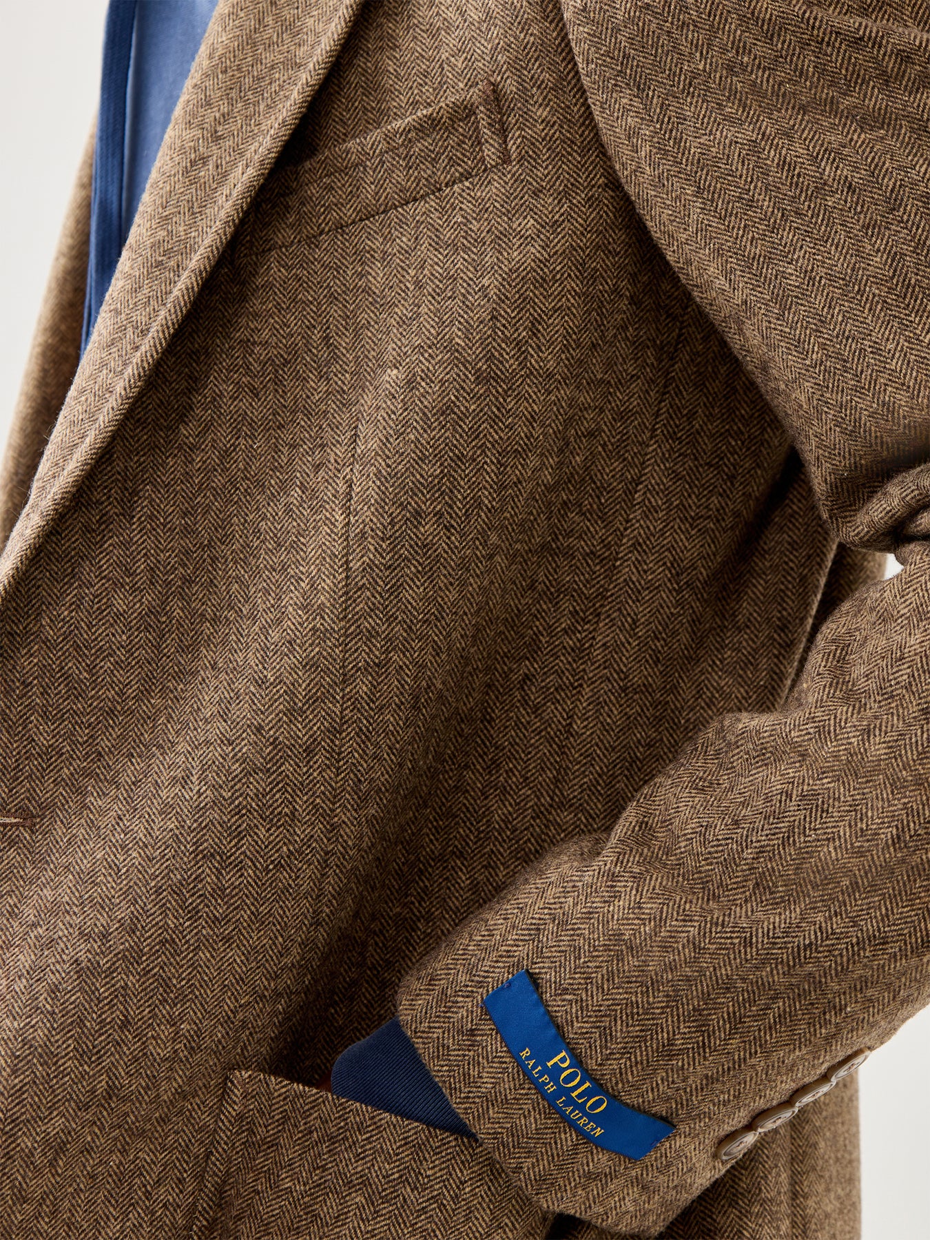 Single Breasted Herringbone Blazer