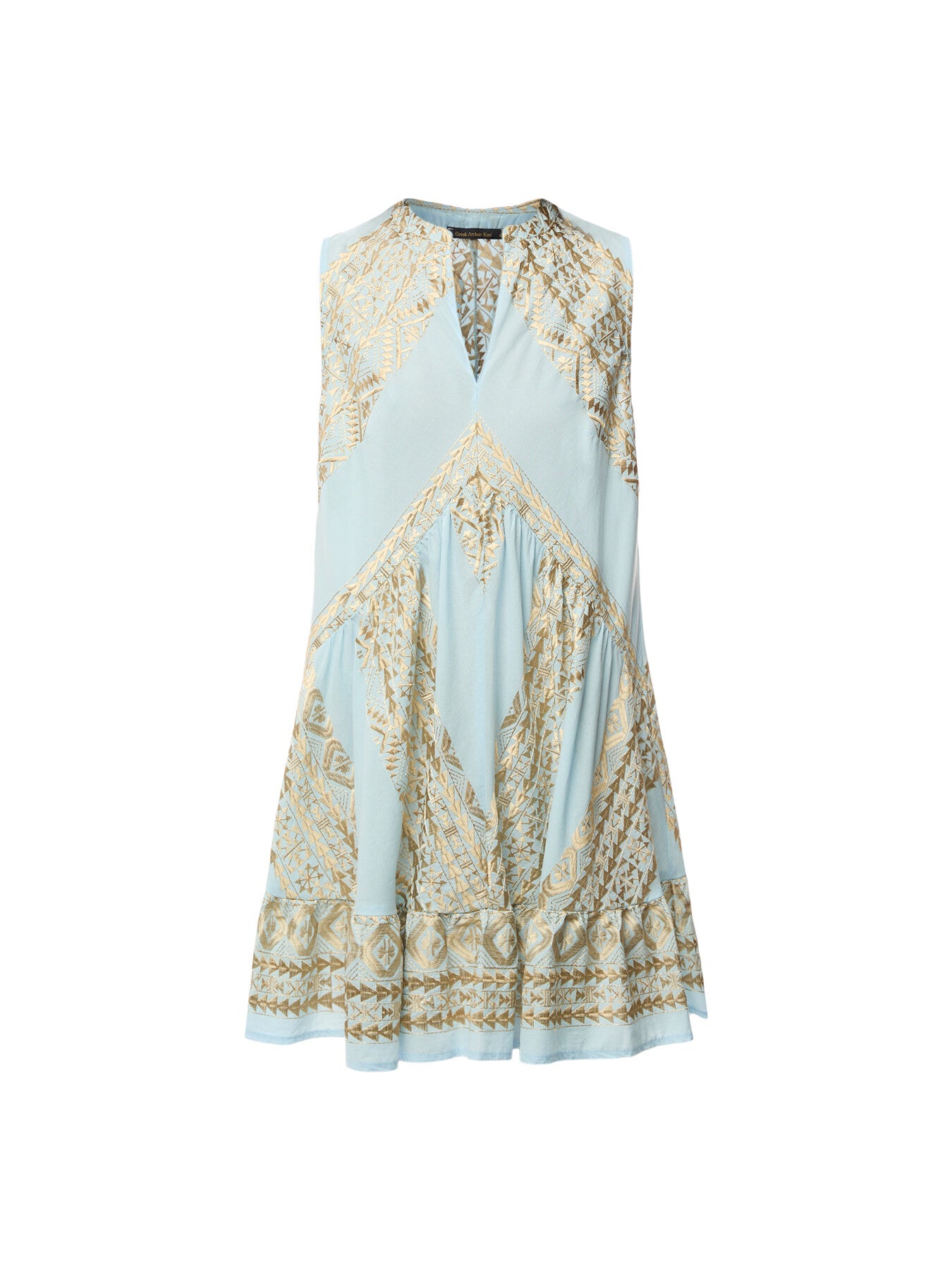 Cotton Classic Triangle Sleeveless Mini Dress