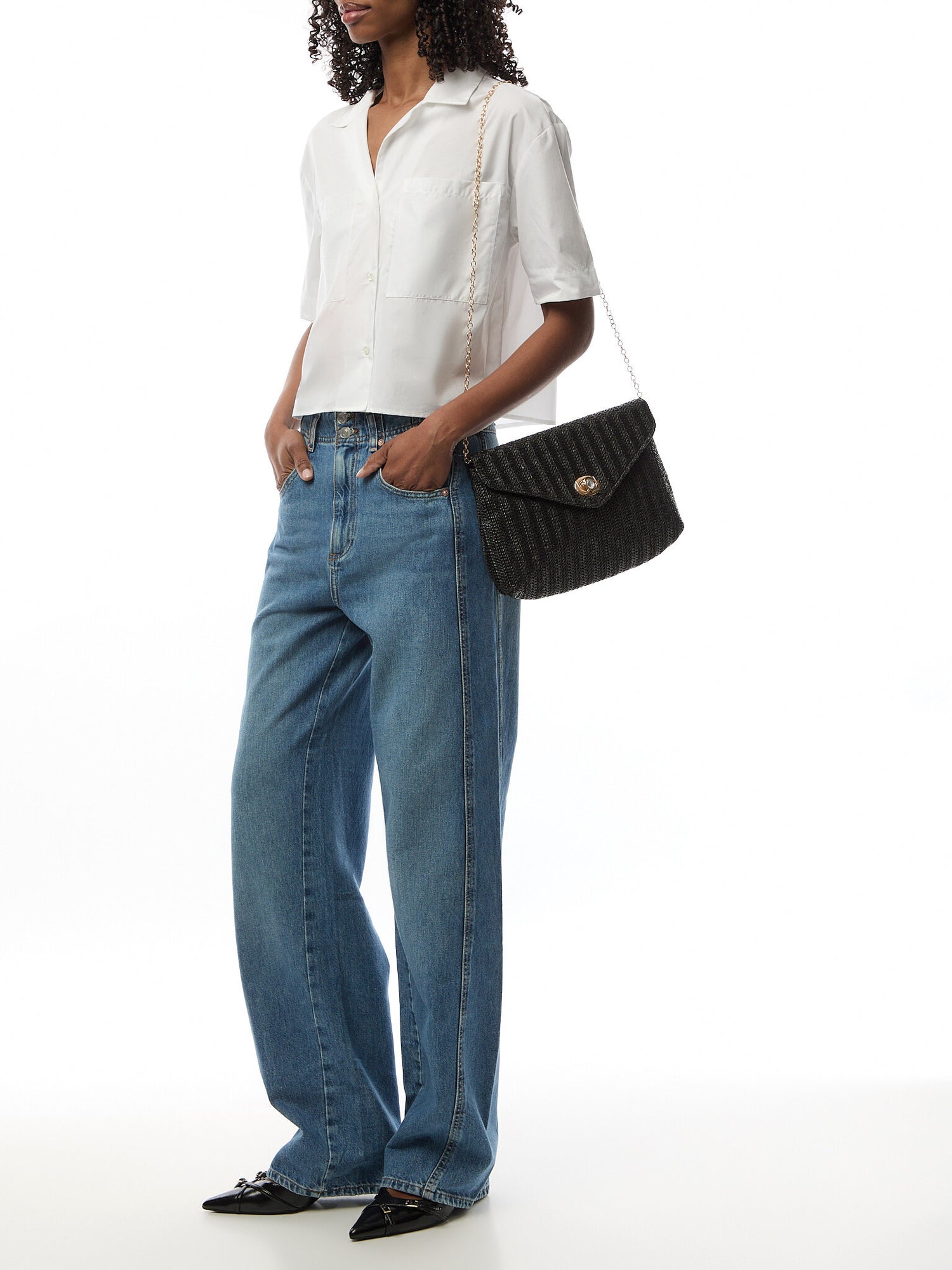 Raffia Clutch Bag