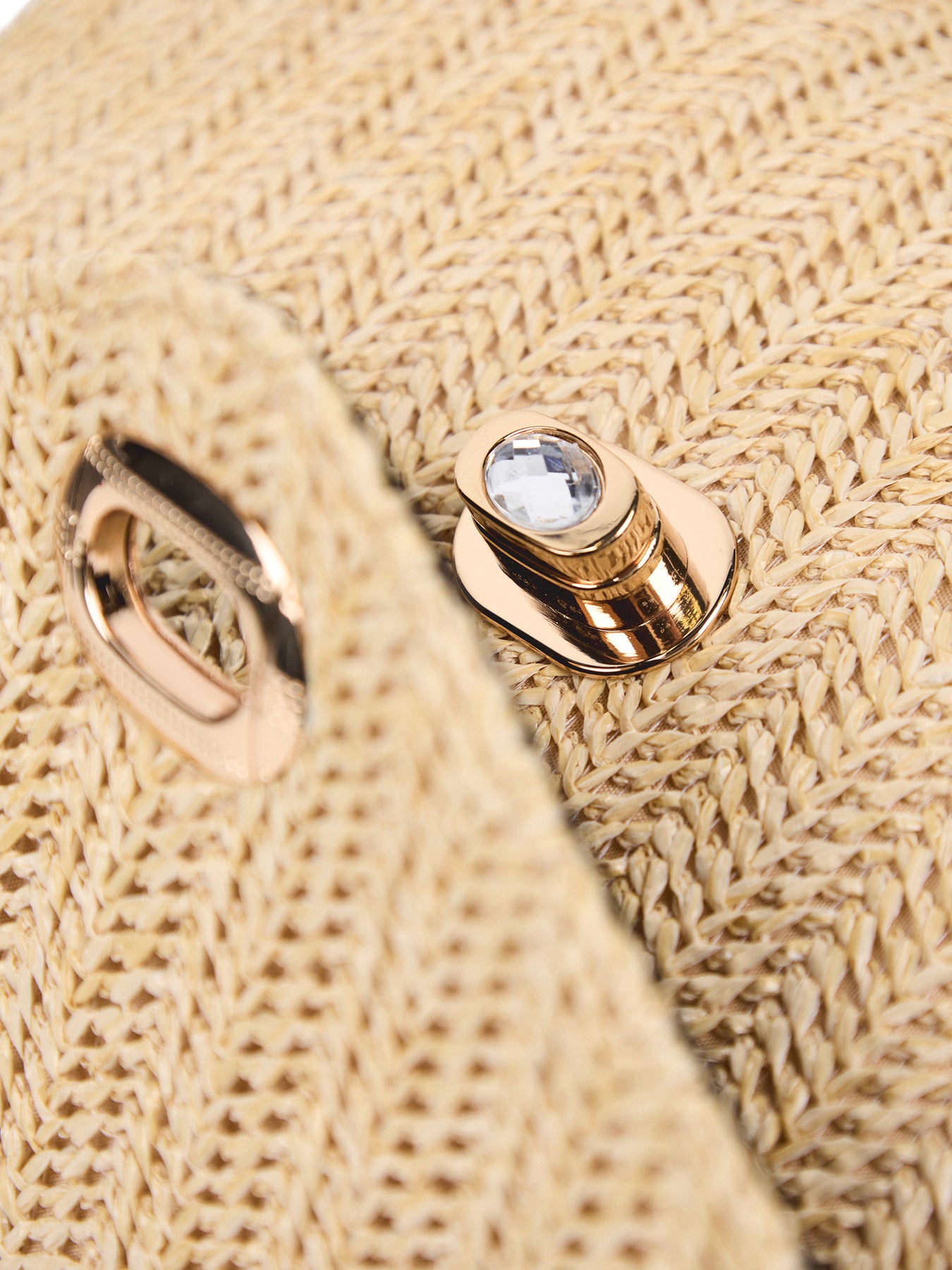 Raffia Clutch Bag