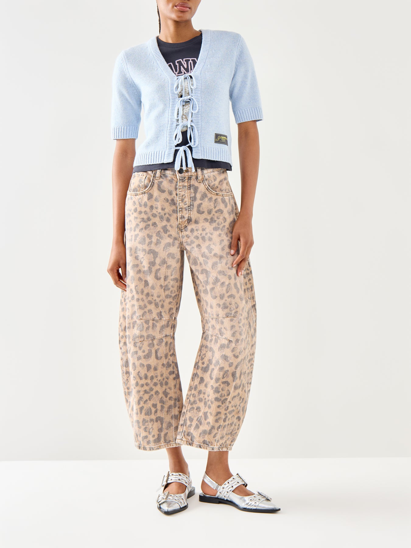 Future Wool Mix Short Sleeve Cardigan