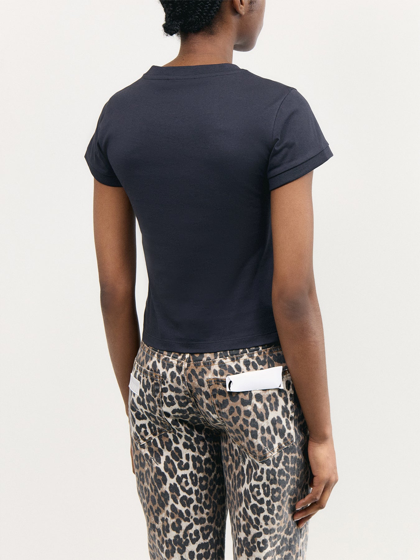 Basic Cotton Jersey Poodle Baby Fit T-shirt