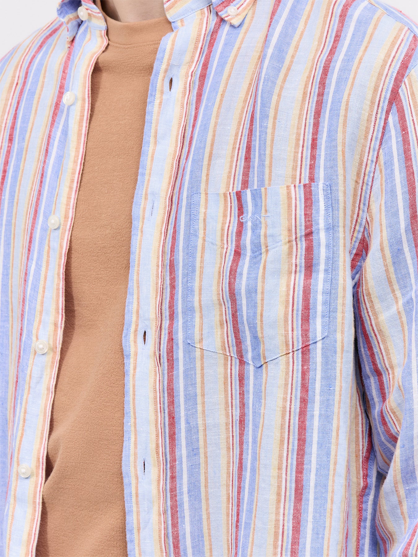 Linen Multistripe Shirt