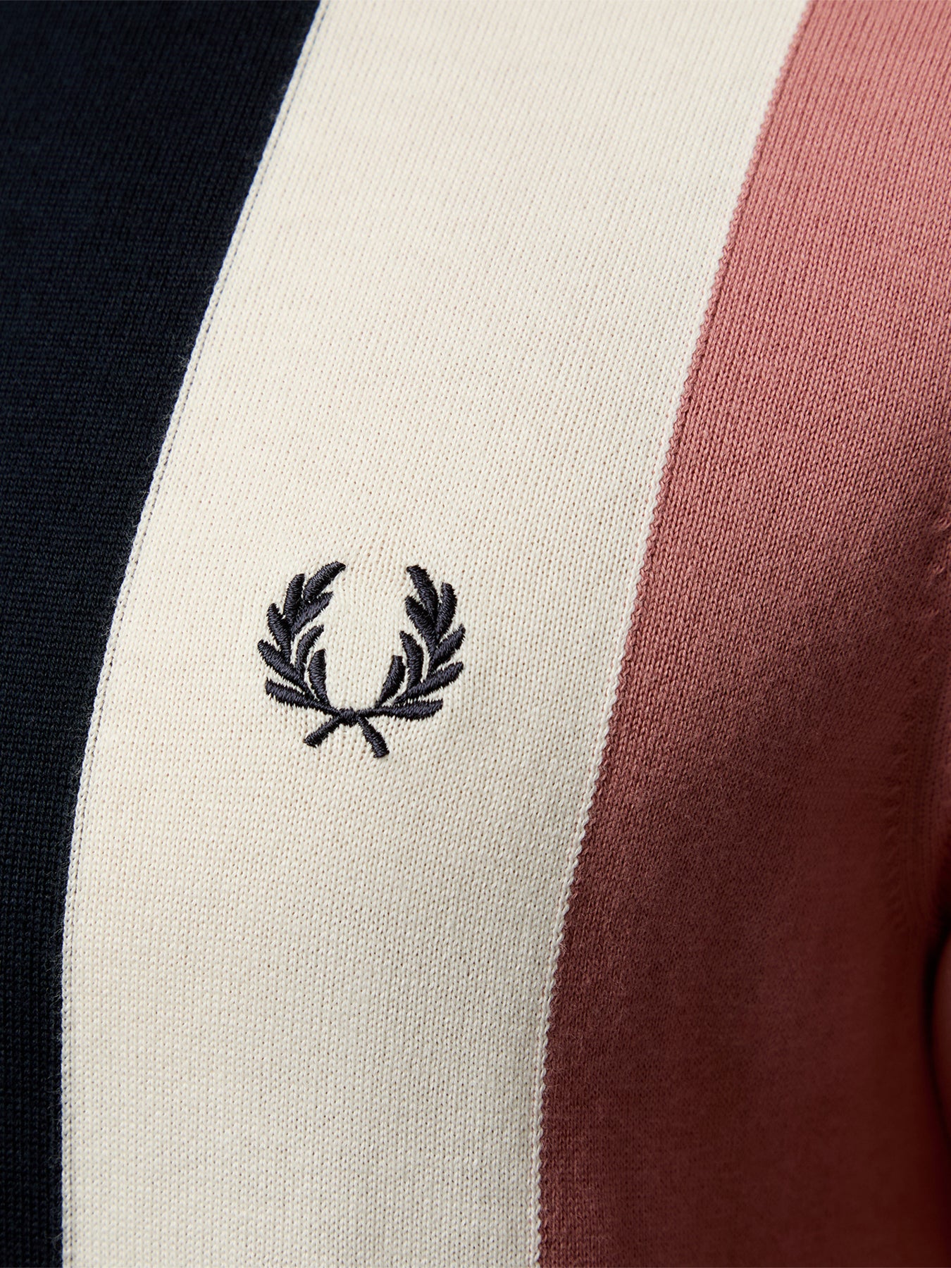 Vertical Stripe Knitted T-Shirt