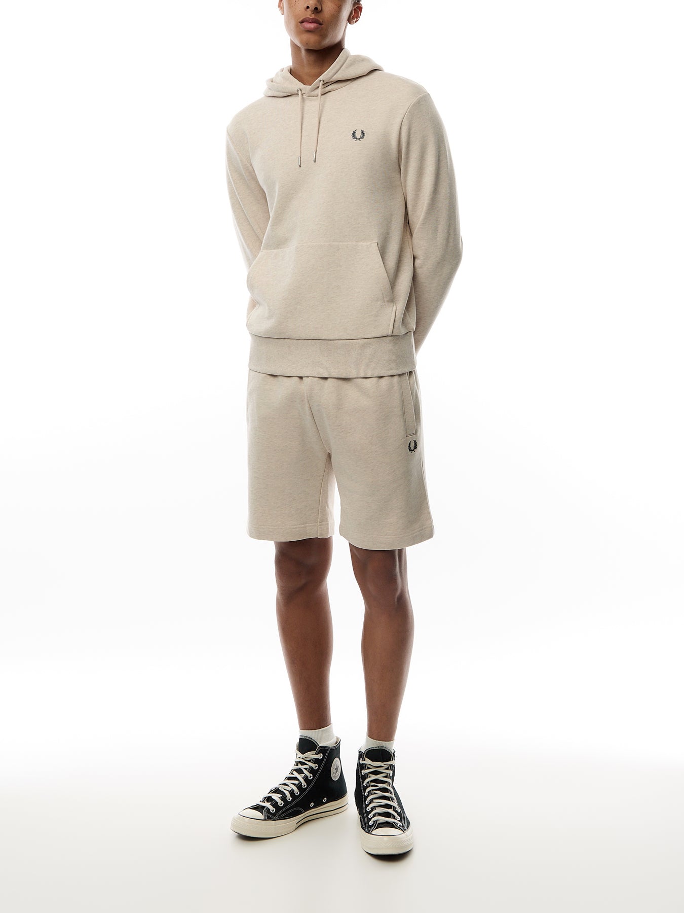 Tipped Hooded Sweatshirt