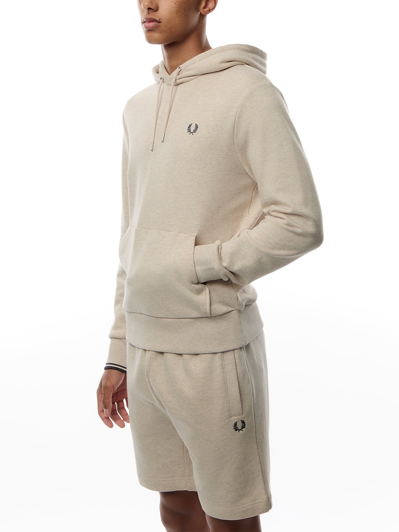 Tipped Hooded Sweatshirt