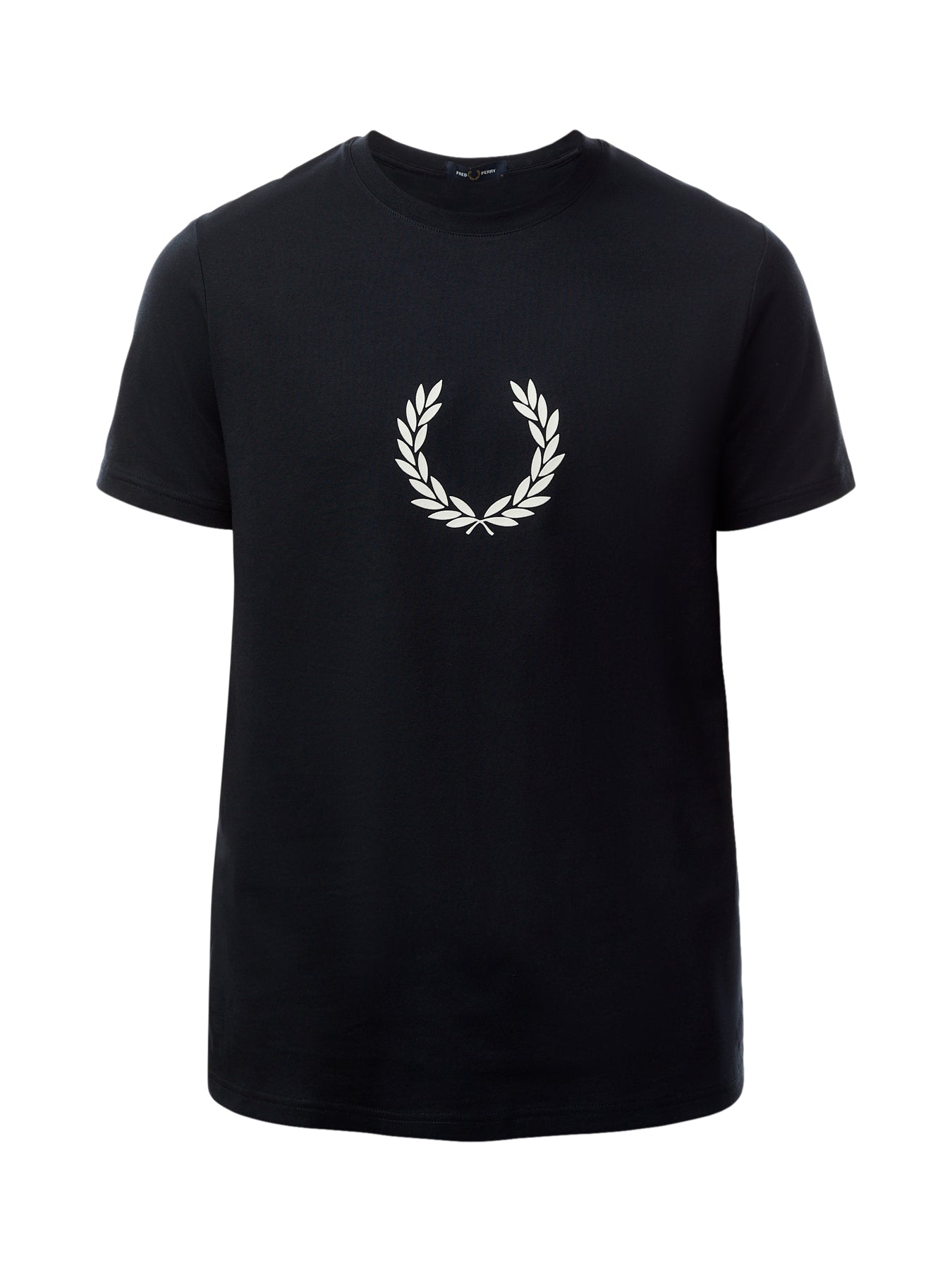 Flocked Laurel Wreath Gra Tee