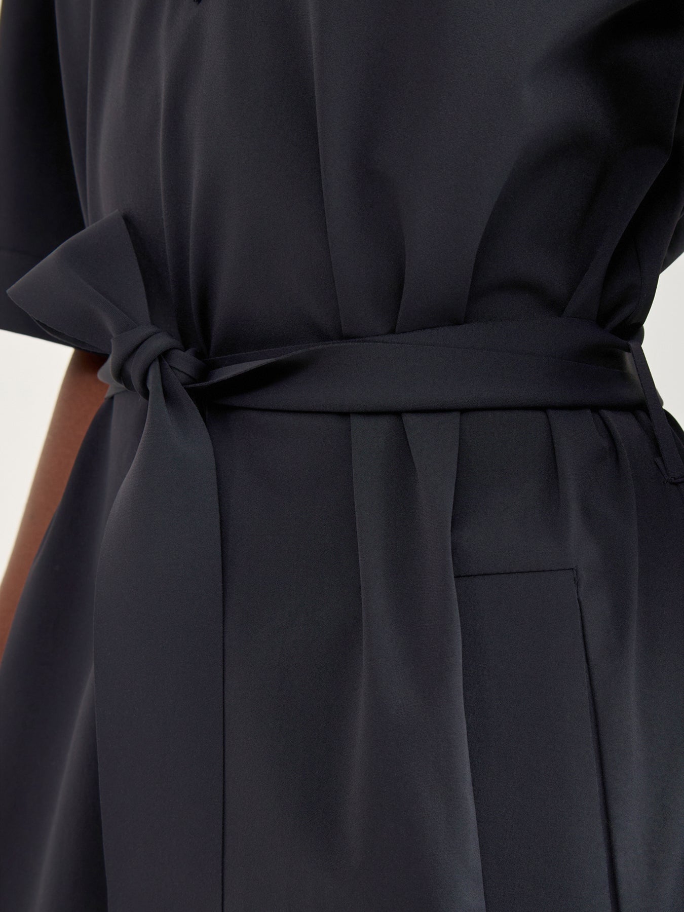 Onagro Nylon Stretch Dress Black