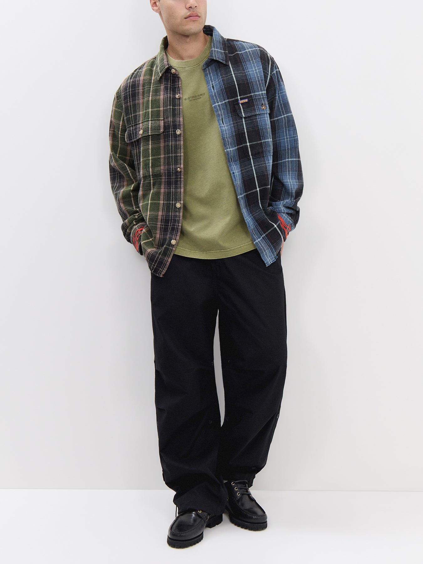 Overdyed Center Chest Boxy R Tee