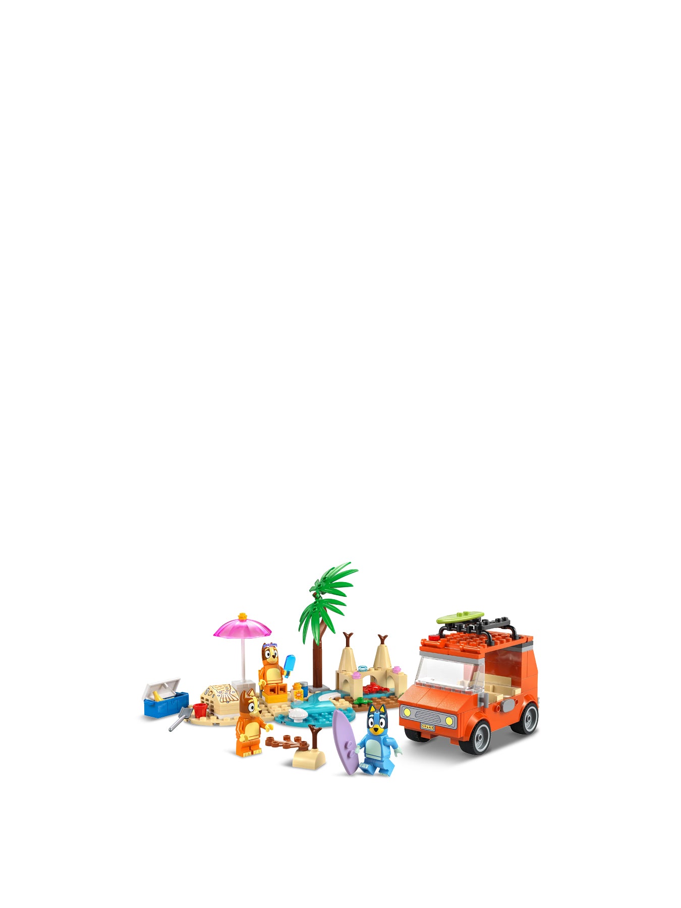 LEGO Bluey: Bluey’s Beach & Family Car Trip 11202
