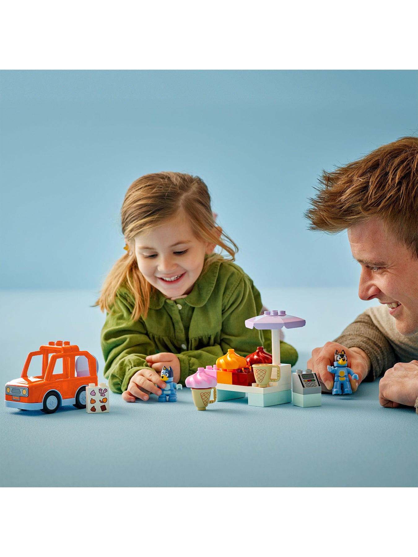 LEGO DUPLO Bluey Ice Cream Trip with Bluey Toy 10458