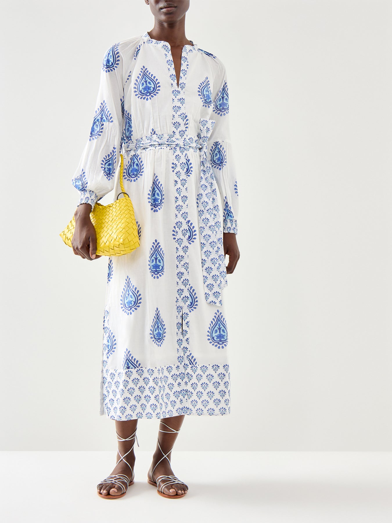 Cara Block Print Dress