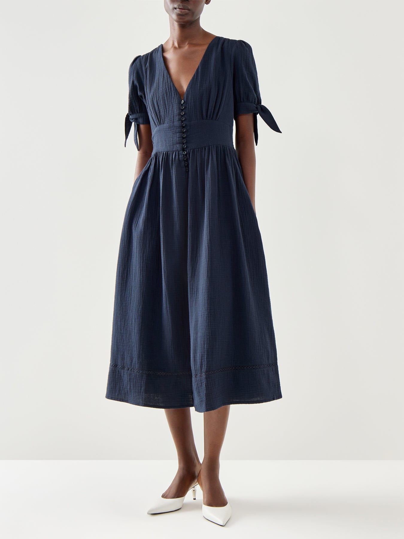 Olga Cheesecloth Dress