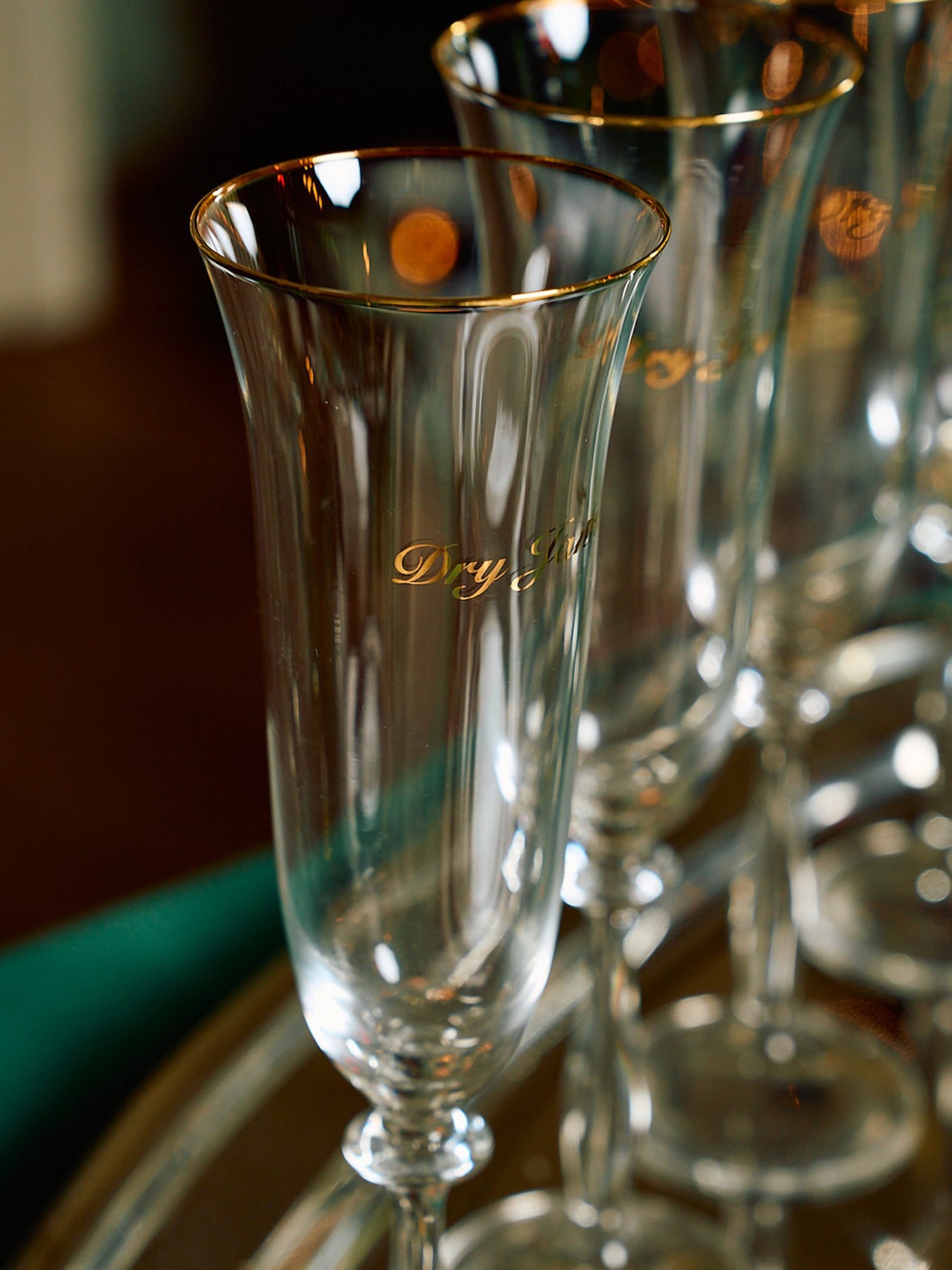 Dry January Champagne Flute Set of 2
